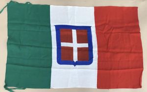 Italy WW2 Royalist Savoy House National Flag