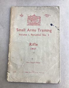 Australian WW2 Training Pam -Rifle 1937