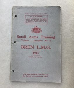 Australia WW2 Training Pam Bren LMG 1943