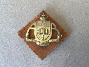 1953-60 Adelaide University Regiment Hat Badge