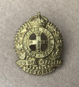 1902-1912 Commonwealth Cadet Corps (Vic) Hat Badge