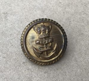 Pre- Federation Victorian Navy Officers Tunic Button.