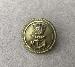 Pre- Federation Victorian Navy Officers Tunic Button.