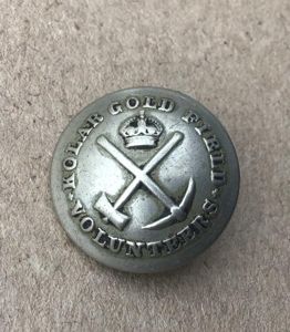 British Kolar Goldfields Volunteers Button