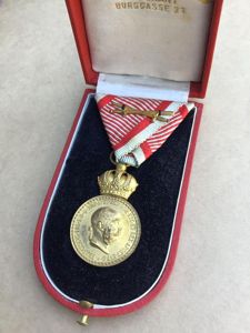WW1 Austria Military Merit Medal 'Signum Laudis'