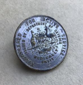 Australia WW1 'Volunteered For Active Service ' Badge