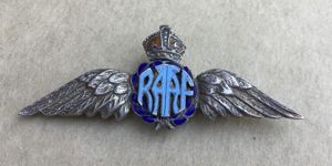 Australia WW2 RAAF Sterling Silver Sweetheart Badge