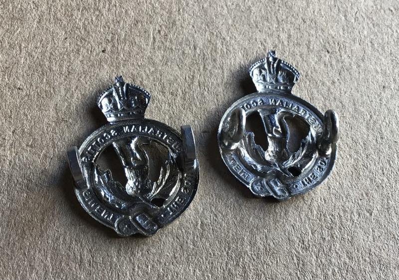 1930-42 27th Infantry Battalion Collar Badges — image 2