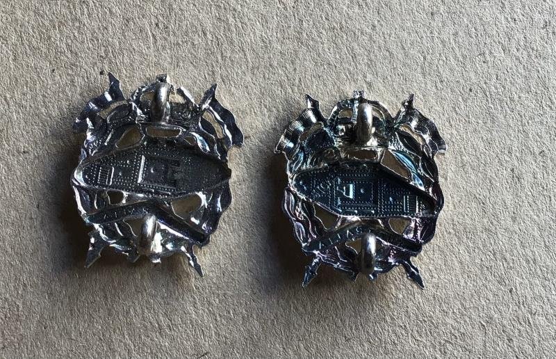 1948-53 Royal Australian Armoured Corps Collar Badges — image 2