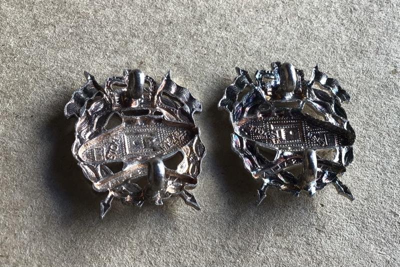 1953-60 Royal Australian Armoured Regiment Collar Pair. — image 2