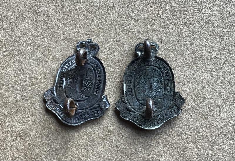 1953-60 3/9th South Australian Mounted Rifles Collar Badges — image 2