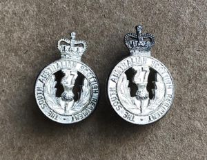 1953-60 27th Infantry Battalion Collar Badges