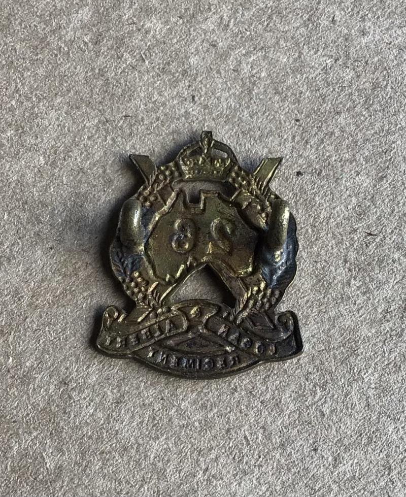 1930-42 26th Infantry Battalion Collar Badge — image 2