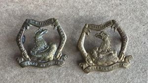 1930-42 8th Infantry Battalion Collar Badges
