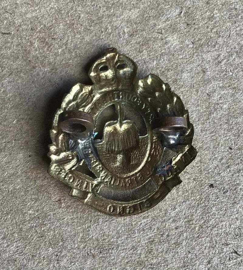 1930-42 44th Infantry Battalion Collar Badge — image 2