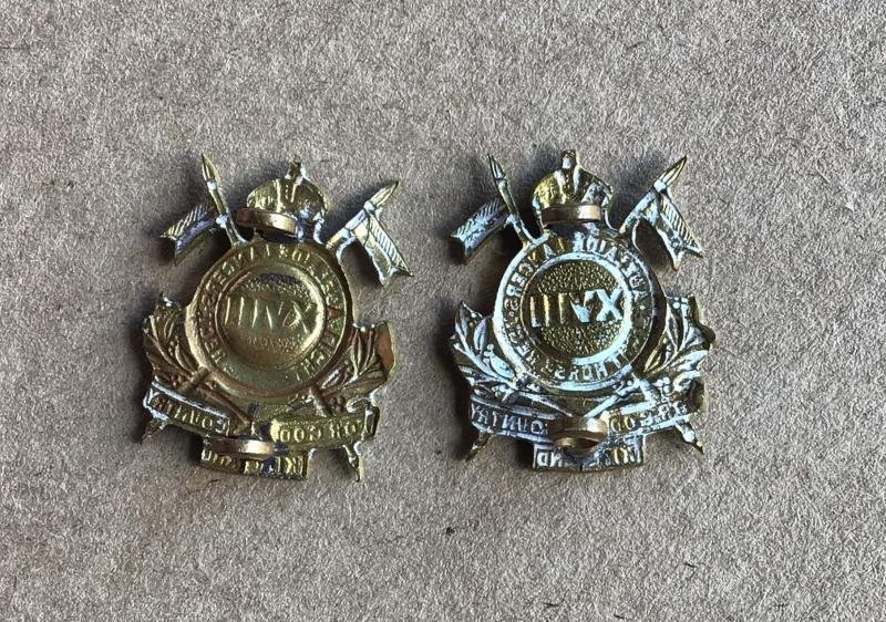 1930-42 18th Light Horse Regiment Collar Badges — image 2