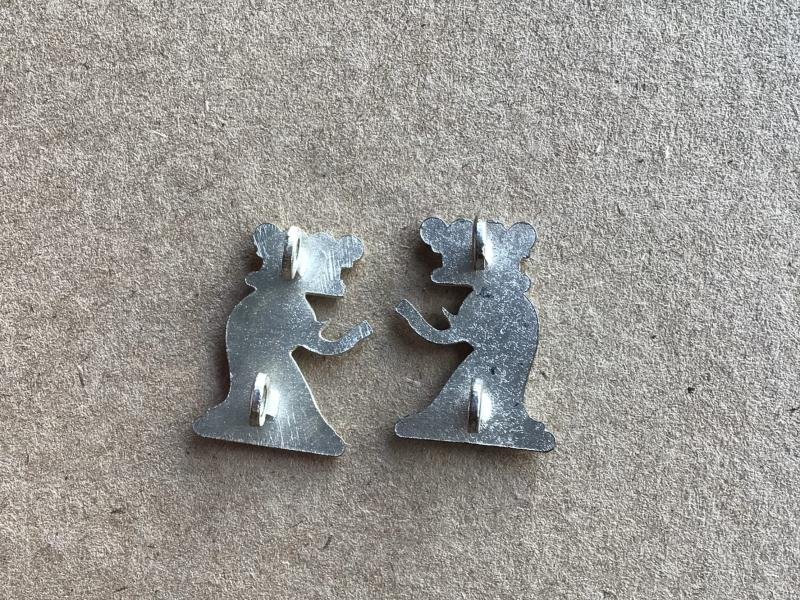 1930-42 1st Light Horse Regiment Collar Badges — image 2