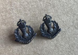 1930-42 61st Infantry Battalion Collar Badges