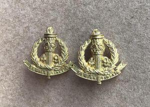 1930-42. 49th Infantry Battalion Collar Badges