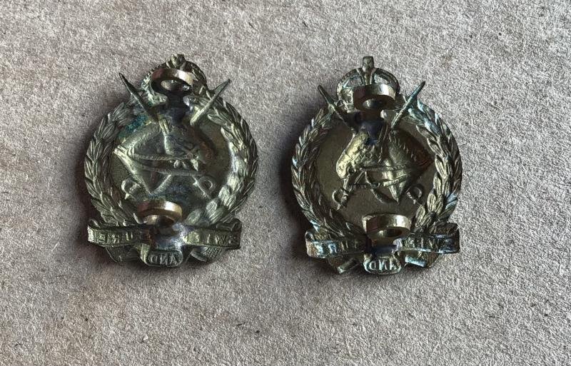 1930-42 23rd Light Horse Regiment Collar Badges — image 2