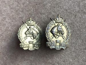 1930-42 23rd Light Horse Regiment Collar Badges