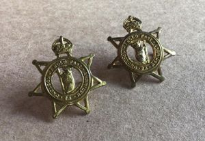 1930-42 24th Infantry Battalion Collar Badges