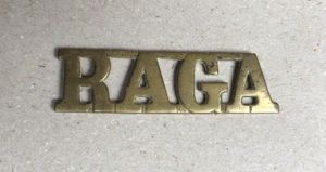 1900-1912 Royal Australian Garrison Artillery Shoulder Title
