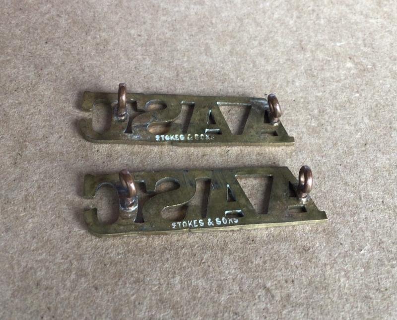 1930-42 Australian Army Service Corps Shoulder Titles — image 2