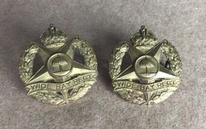 1930-42 47th Battalion Collar Badges
