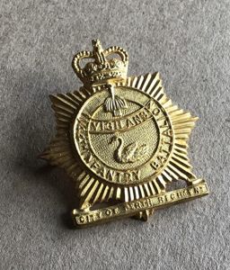 1953-60 11/44th Infantry Battalion Hat Badge