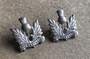 1930-42 30th Infantry Battalion Collar Badges.