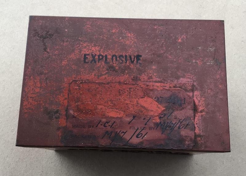 Australia WW2 Transit Fuze Tin for 3inch Mortar — image 5