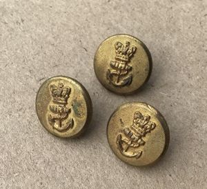 Victorian Period Royal Navy Buttons