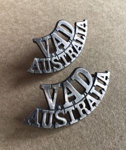Australian WW2 VAD Shoulder Titles