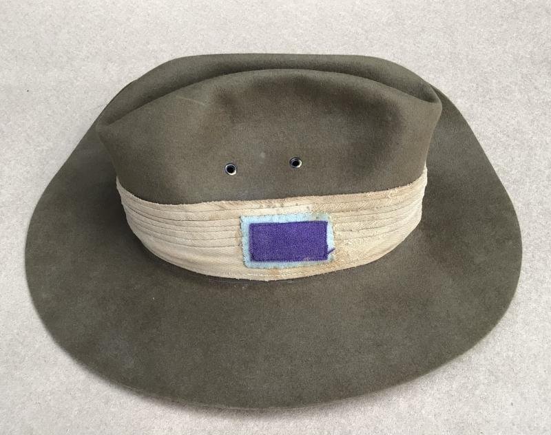Australia WW2 Army Slouch Hat 1945 Dated — image 3
