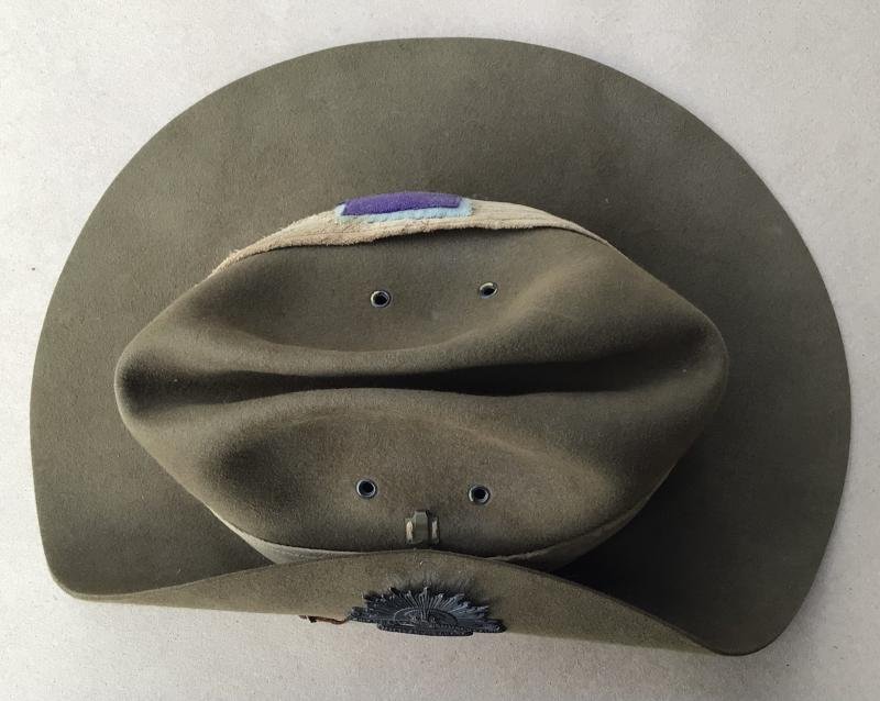 Australia WW2 Army Slouch Hat 1945 Dated — image 4
