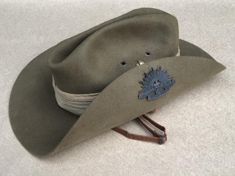Australia WW2 Army Slouch Hat 1945 Dated — image 5