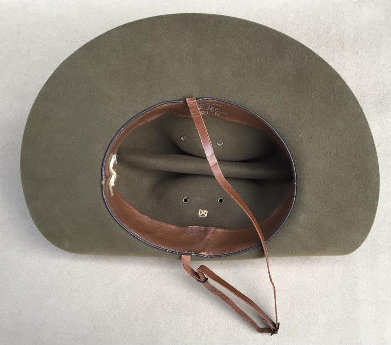 Australia WW2 Army Slouch Hat 1945 Dated — image 6
