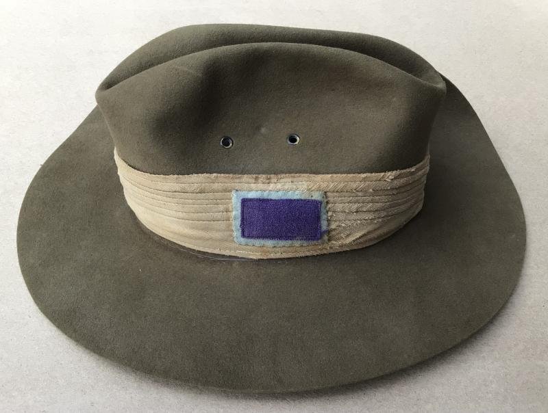 Australia WW2 Army Slouch Hat 1945 Dated — image 7