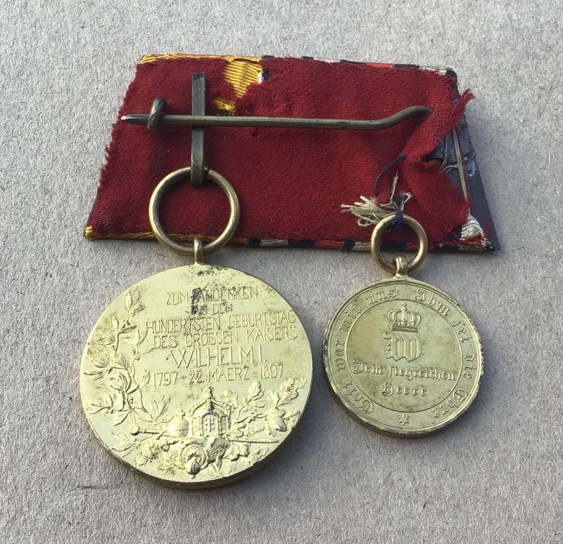 Imperial German Franco- Prussian War Mounted Pair — image 2