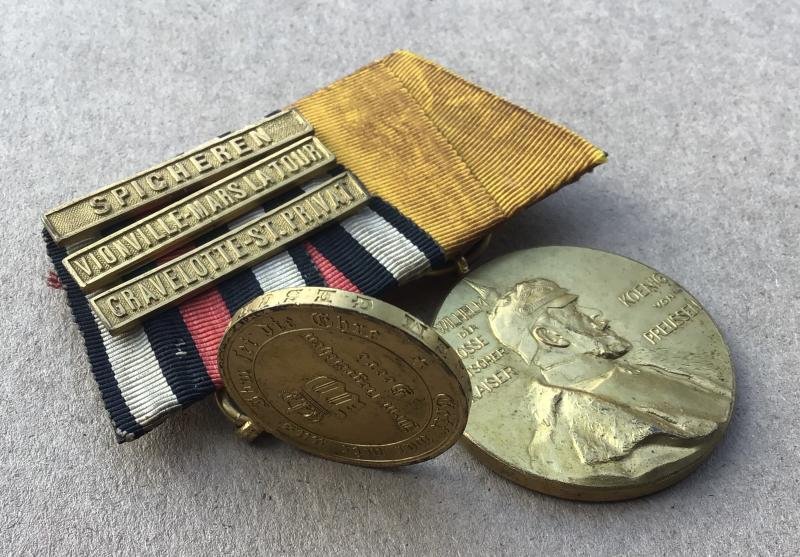 Imperial German Franco- Prussian War Mounted Pair — image 3