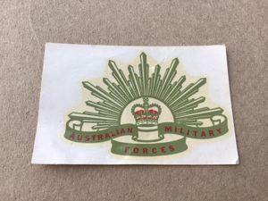 Vietnam War Period Rising Sun Helmet Decal