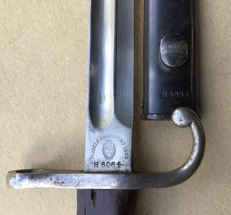Argentinian M1909 Mauser Bayonet — image 4