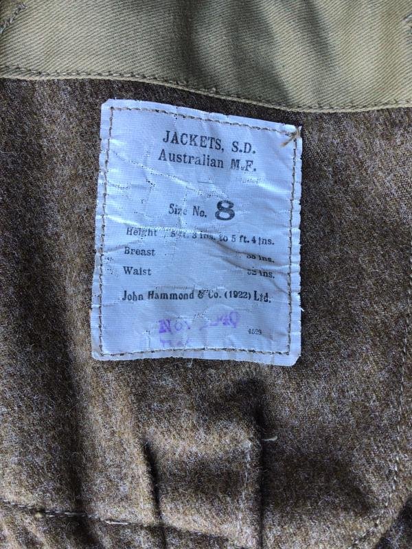 An Extremely Rare WW2 British Made Australian Other Ranks Tuinc — image 10