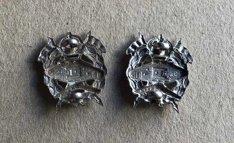 1948-53 Royal Australian Armoured Corps Collar Badges — image 2