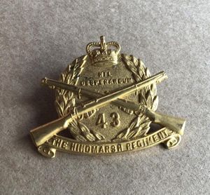1953-60 43rd/48th Infantry Battalion Hat Badge