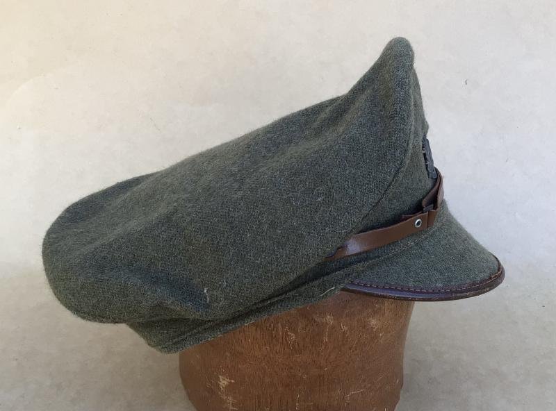 Australia WW2 Army Other Ranks Service Dress Visor Cap. — image 4