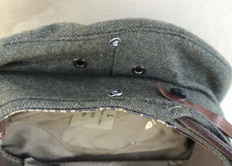 Australia WW2 Army Other Ranks Service Dress Visor Cap. — image 6