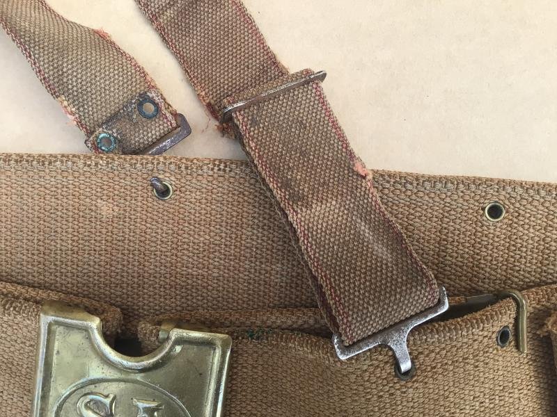 Rare Boer War Pattern 1887 South Australian Mills Web Belt — image 4