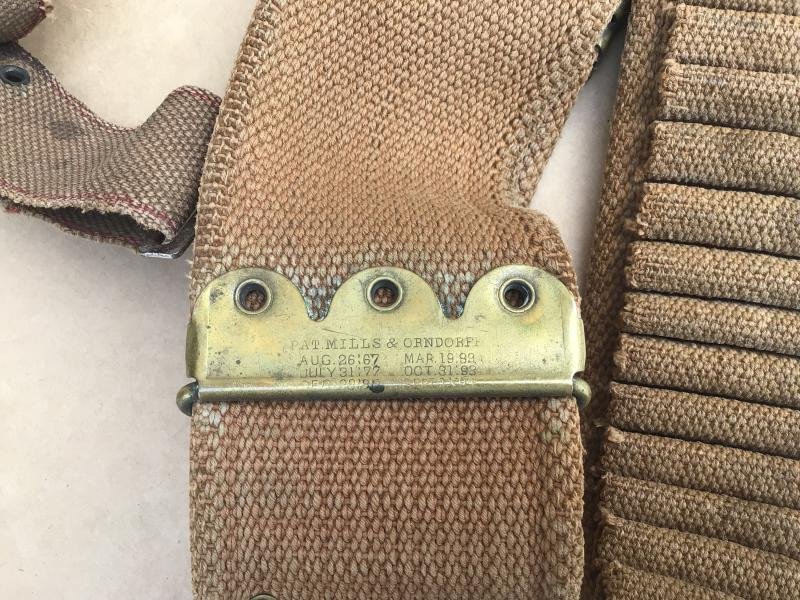 Rare Boer War Pattern 1887 South Australian Mills Web Belt — image 5